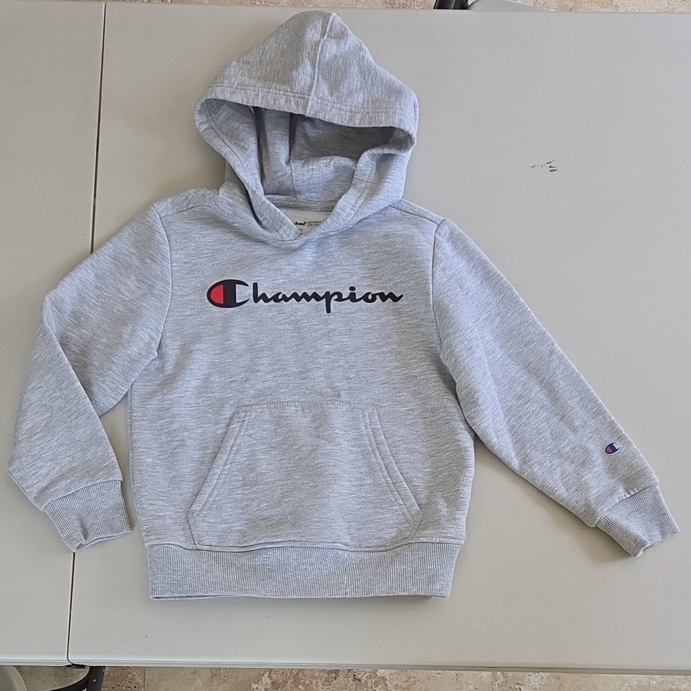 Champion Kids Light Gray Hoodie